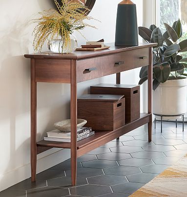 Entryway deals table walnut