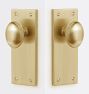 Haven Oval Knob Tube Latch Interior Door Set