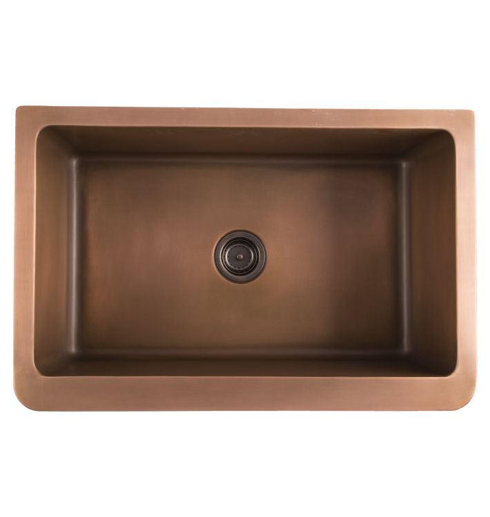 33 x 22 x 8 Semi-Recessed Apron-Front Kitchen Sink with Towel Bar