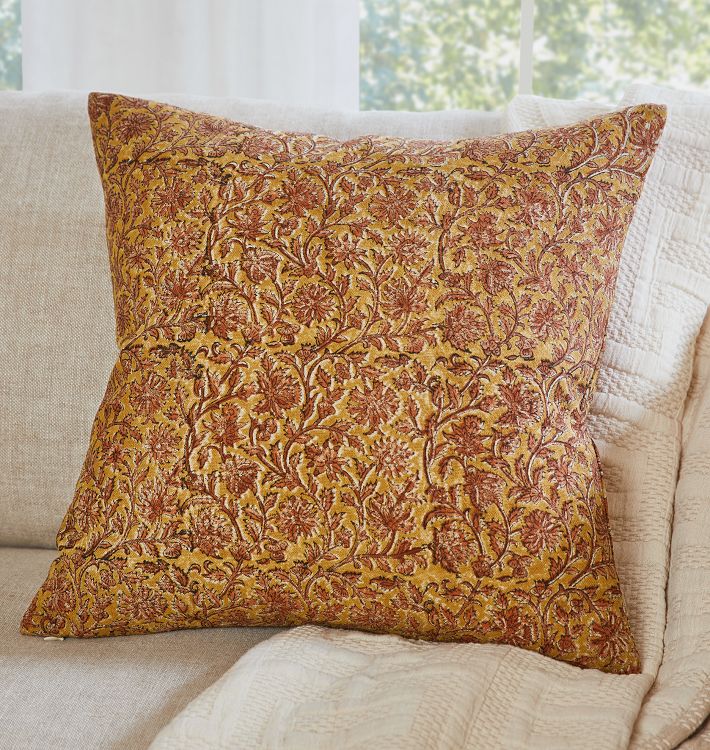 Dandelion Botanical Print Pillow Cover