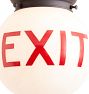 Flush Mount EXIT Globe