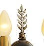 Pair of Colonial Revival 2-Light Candle Sconces