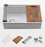 Veniso Stainless Steel Single Workstation Kitchen Sink