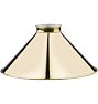 8&quot; Brass Reflector Cone Shade