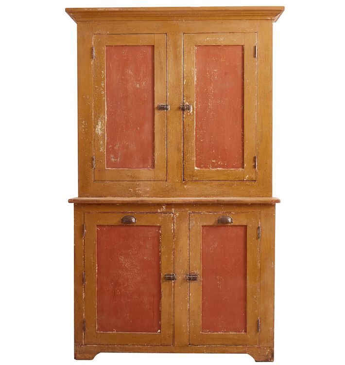 Two-Tone Stepback Cabinet