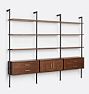 Holgate Triple Modular Shelf Set with Storage