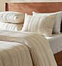 Textured Striped Duvet &amp; Shams