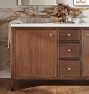 Wallace 60&quot; Walnut Double Vanity