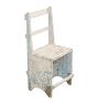 Pair of Vintage Rustic Painted Chairs