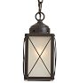 Traditional Lantern Pendant with Frosted Panels