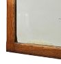 Oak-Framed Horizontal Wall Mirror