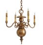 Colonial Revival 4-Light Candle Chandelier