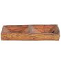 Two Compartment Turkish Wooden Dough Tray
