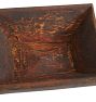 Three Compartment Turkish Wooden Dough Tray
