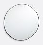 Round Metal Framed Mirror