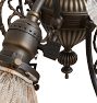 Vintage 8-Light Converted Gas / Electric Chandelier