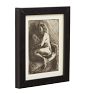 Vintage Female Nude Etching