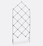 Free Standing Lattice Iron Trellis