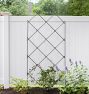 Free Standing Lattice Iron Trellis