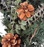 Evergreen Woods &amp; Pinecones Dried Wreath