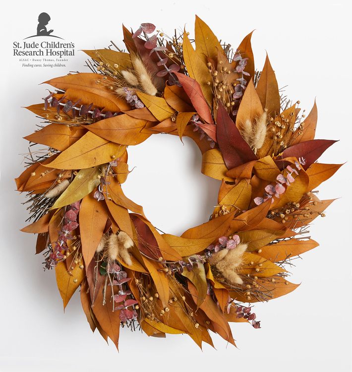 Mustard Dried Wreath