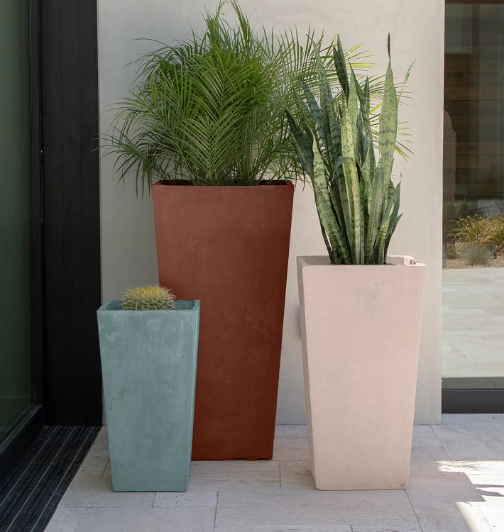 Willow Concrete Planters