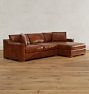Sublimity Leather 2-Piece Chaise Sofa