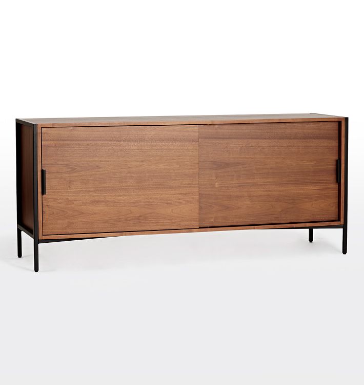 Burton Walnut Media Console Rejuvenation