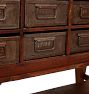 Industrial Workbench with Steel Storage Bins