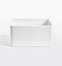 Frost Fireclay Small Kitchen Sink, 20&quot; x 10&quot; x 17-3/8&quot;