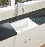 Frost Fireclay Small Kitchen Sink, 20&quot; x 10&quot; x 17-3/8&quot;