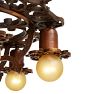 Vintage Bronze Romance Revival 6-Light Flush Mount