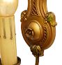 Pair of Vintage Classical Revival Polychrome Candle Sconces