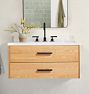 Geneva 36&quot; Wall Mount White Oak Single Vanity