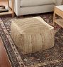 Jute Braided Pouf