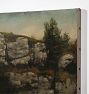 Landscape With Rocks And Waterfall Reproduction Wall Art Print