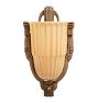 Vintage Single Art Deco Slipper Shade Sconce