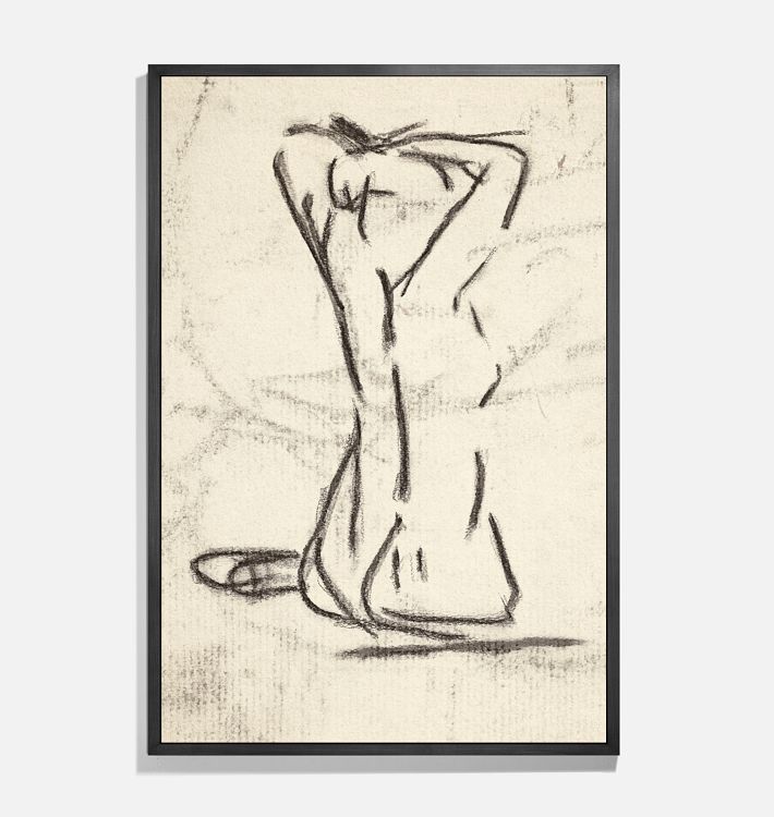 Form Study Framed Reproduction Wall Art Print