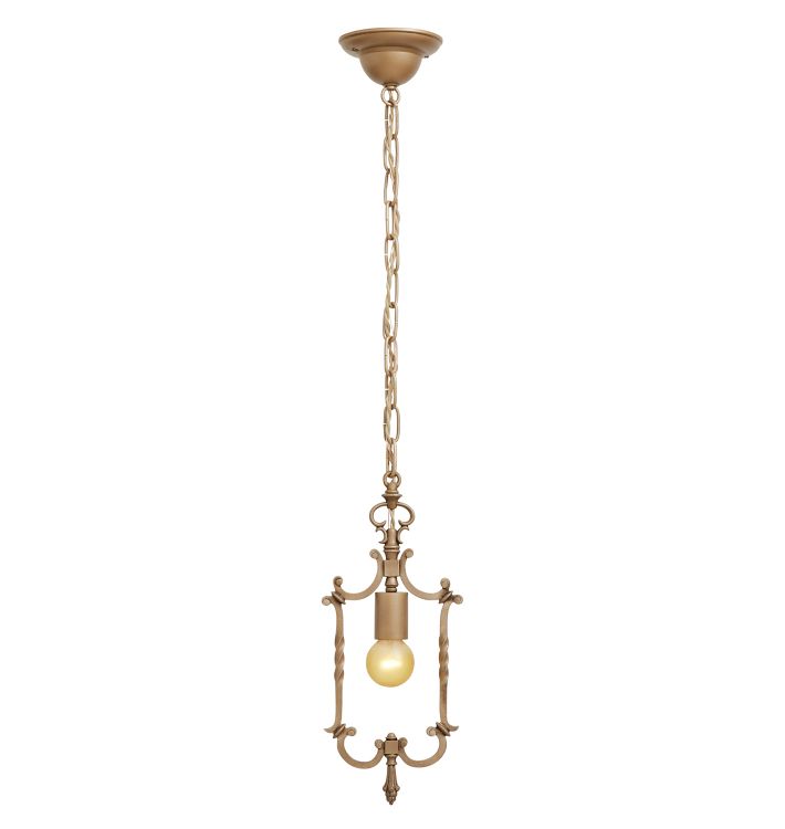 Vintage Romance Revival Bare Bulb Pendant