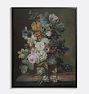 Still Life With Flowers And Butterflies Framed Reproduction Wall Art Print
