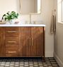 Shaw 60&quot; Walnut Double Vanity