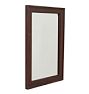 Vintage Wall Mirror with Stepped Wood Frame