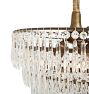Vintage Classical Revival Tiered Crystal Chandelier
