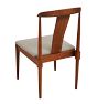 Vintage Reupholstered Teak Dining Chair