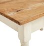 Vintage Turned Leg Kitchen Table with Two-Board Top