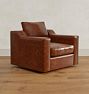 Sublimity Leather Swivel Chair