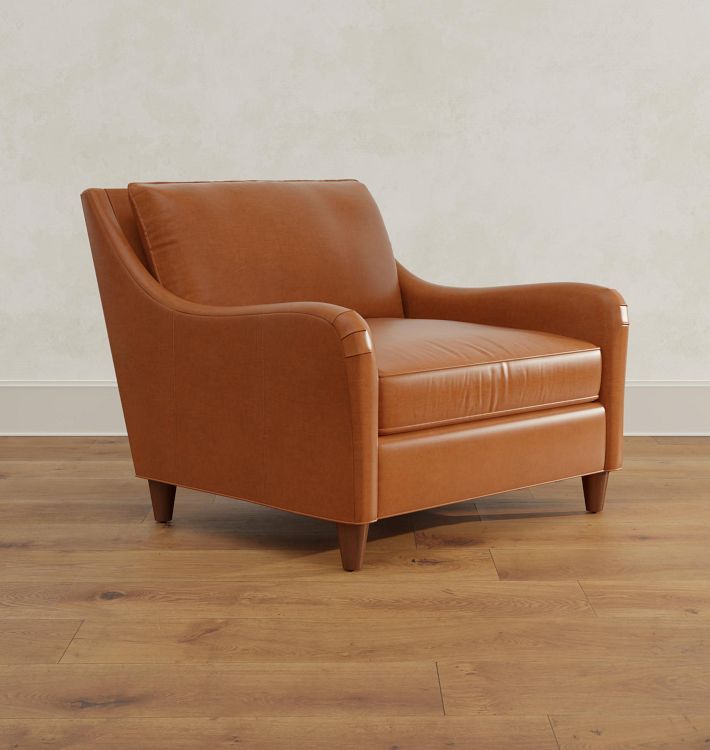 Vailer Leather Chair-and-a-Half