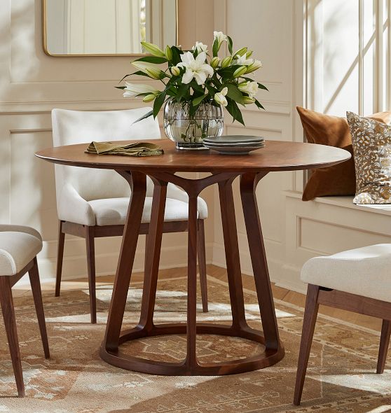 Morrison Walnut Round Table 