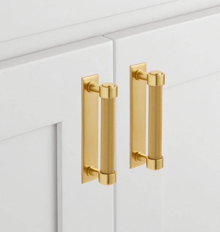 Trask Drawer Pull with Rectangle Backplate Rejuvenation