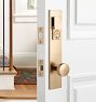 Arlo Knob Exterior Bronze Door Set